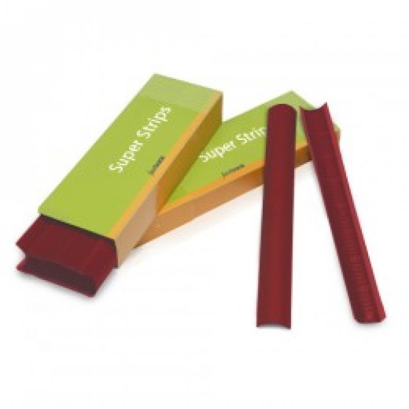 Bande thermocollante Fastback, rouge, narrow (étroite), 125 feuilles, format A4, boîte de 500