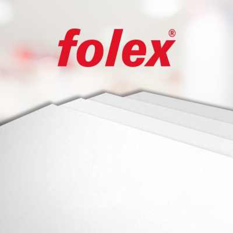 FOLEX, film adhésif polyester blanc brillant, pour toner sec, 50µ, 71g, 32x45cm, boîte 200f