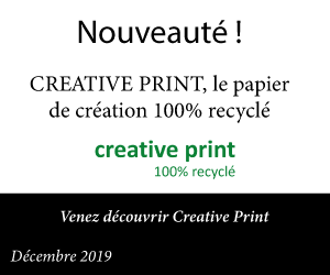 Découvrez Creative Print, le papier de création 100% recyclé ! 